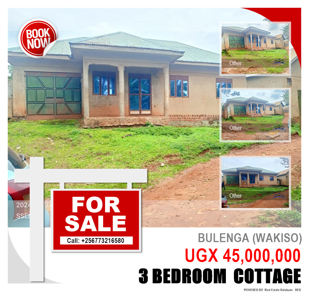 3 bedroom Cottage  for sale in Bulenga Wakiso Uganda, code: 215711