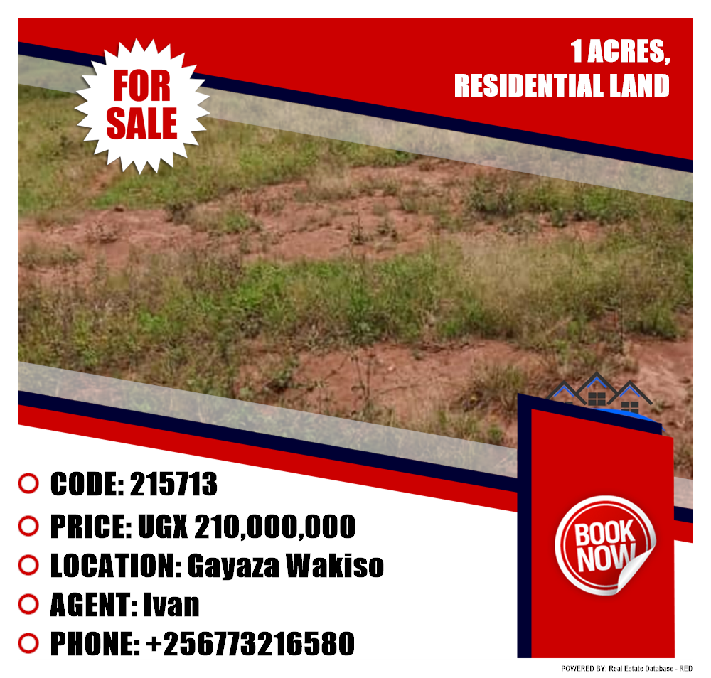 Residential Land  for sale in Gayaza Wakiso Uganda, code: 215713