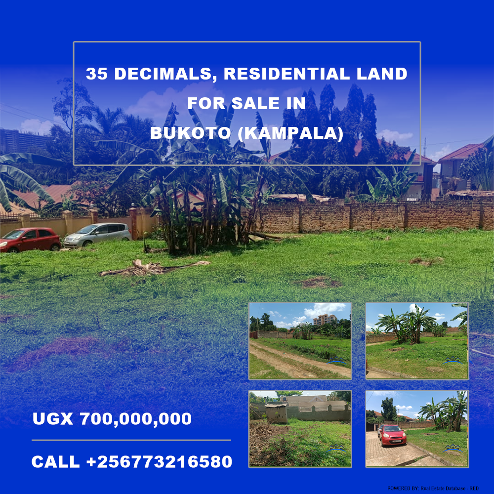 Residential Land  for sale in Bukoto Kampala Uganda, code: 215716