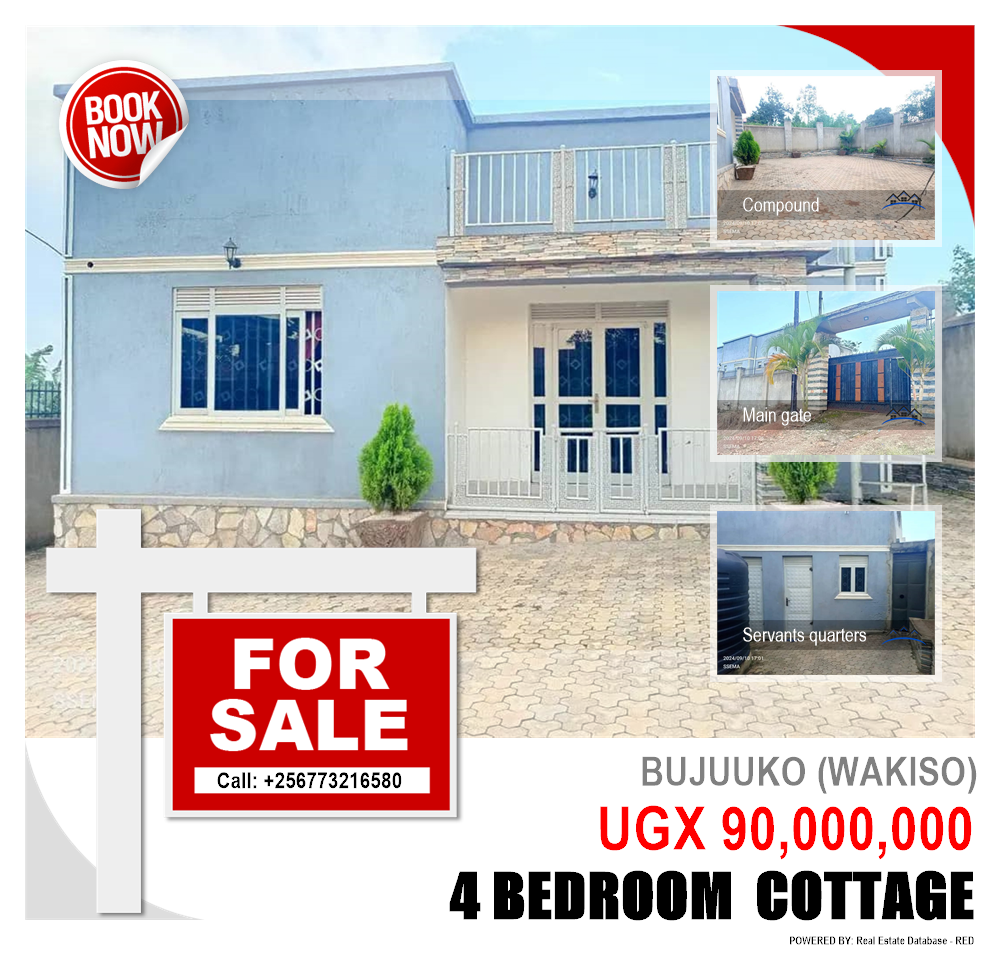 4 bedroom Cottage  for sale in Bujuuko Wakiso Uganda, code: 215717