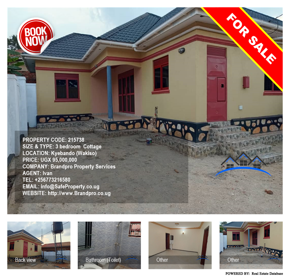 3 bedroom Cottage  for sale in Kyebando Wakiso Uganda, code: 215738