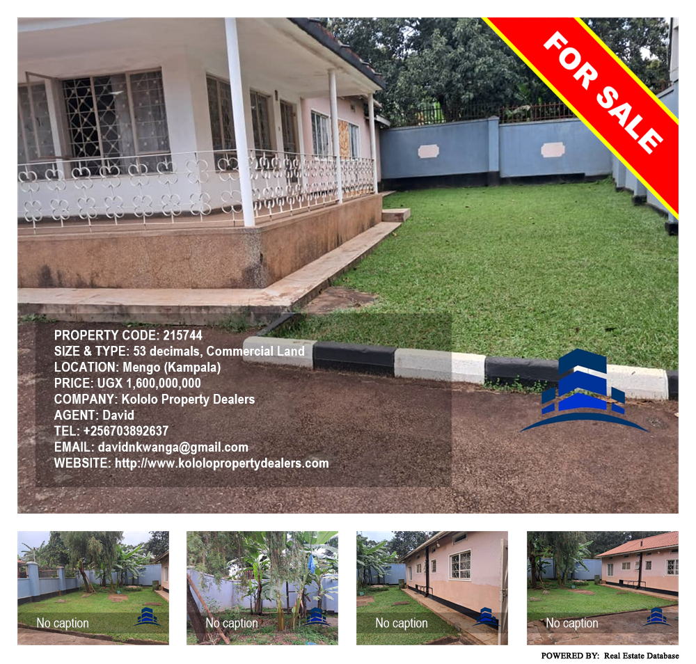 Commercial Land  for sale in Mengo Kampala Uganda, code: 215744