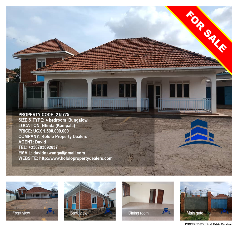 4 bedroom Bungalow  for sale in Ntinda Kampala Uganda, code: 215775