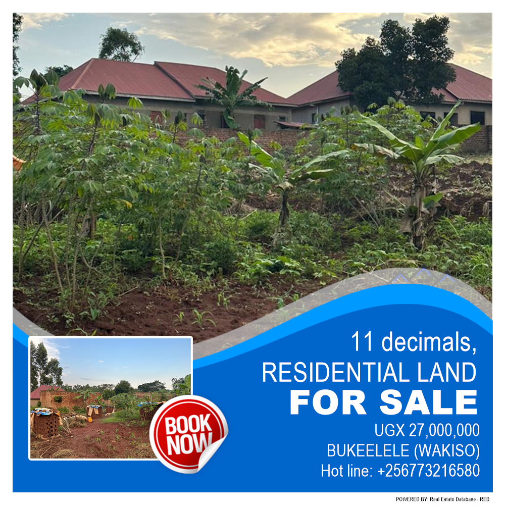 Residential Land  for sale in Bukeelele Wakiso Uganda, code: 215781