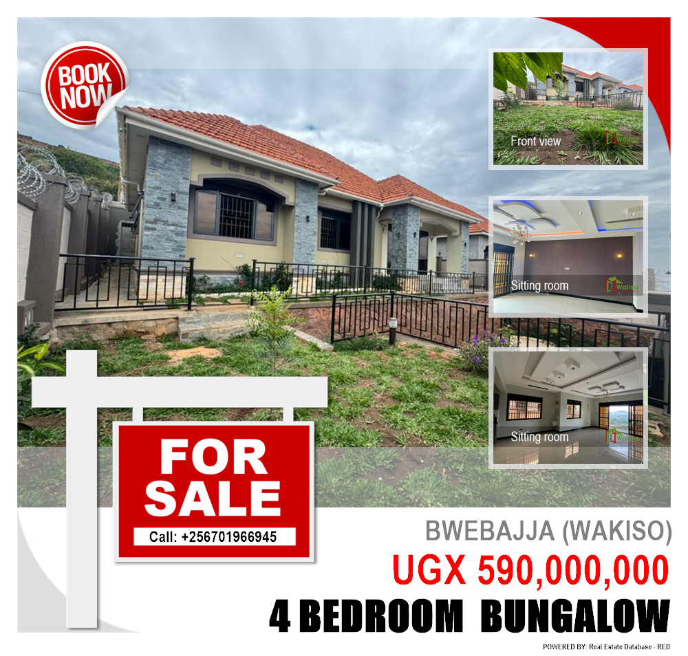 4 bedroom Bungalow  for sale in Bwebajja Wakiso Uganda, code: 215783