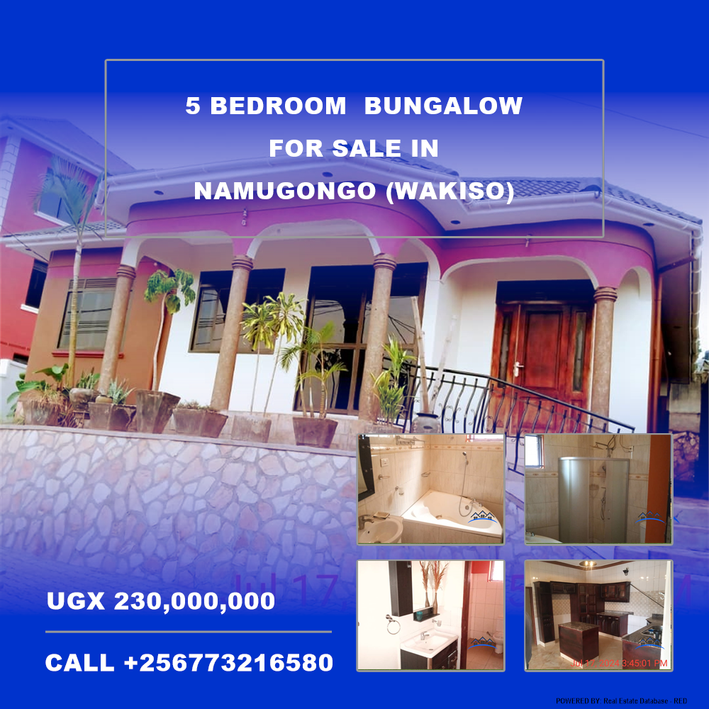 5 bedroom Bungalow  for sale in Namugongo Wakiso Uganda, code: 215784