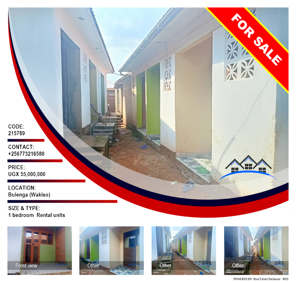 1 bedroom Rental units  for sale in Bulenga Wakiso Uganda, code: 215789