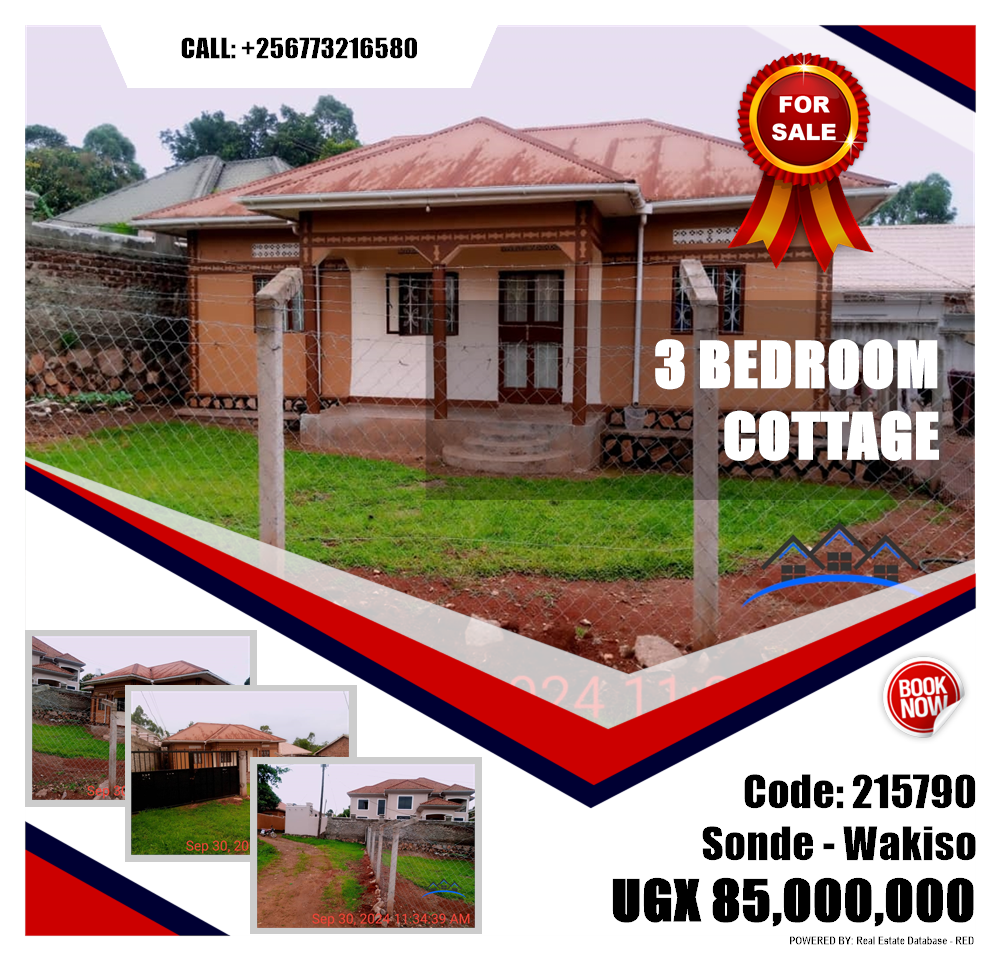 3 bedroom Cottage  for sale in Sonde Wakiso Uganda, code: 215790