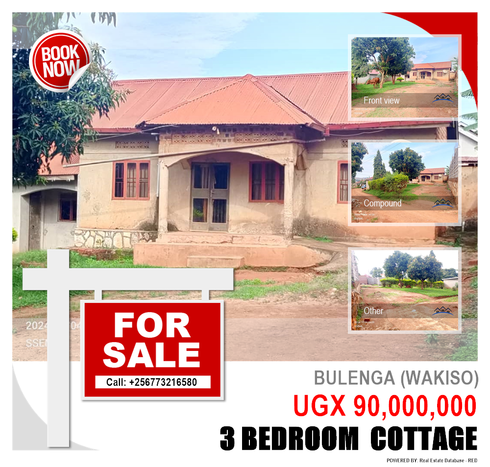 3 bedroom Cottage  for sale in Bulenga Wakiso Uganda, code: 215791