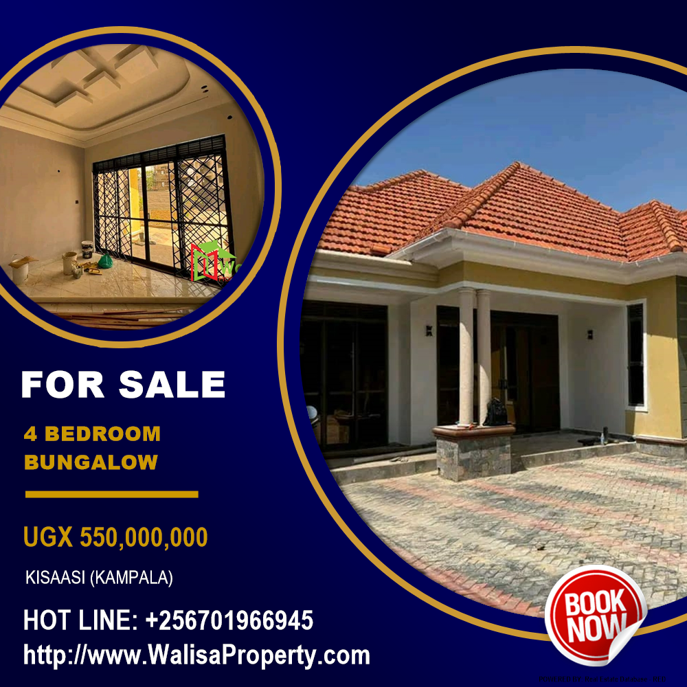 4 bedroom Bungalow  for sale in Kisaasi Kampala Uganda, code: 215797