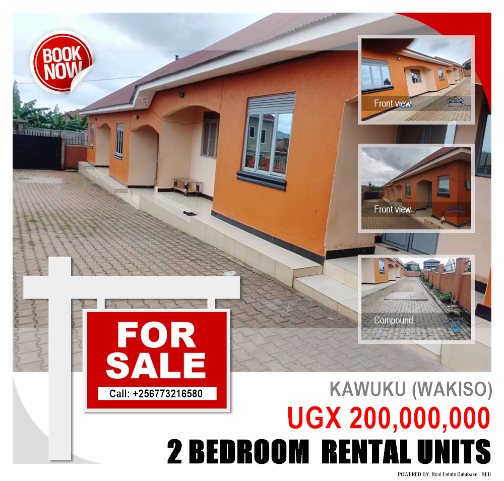 2 bedroom Rental units  for sale in Kawuku Wakiso Uganda, code: 215805