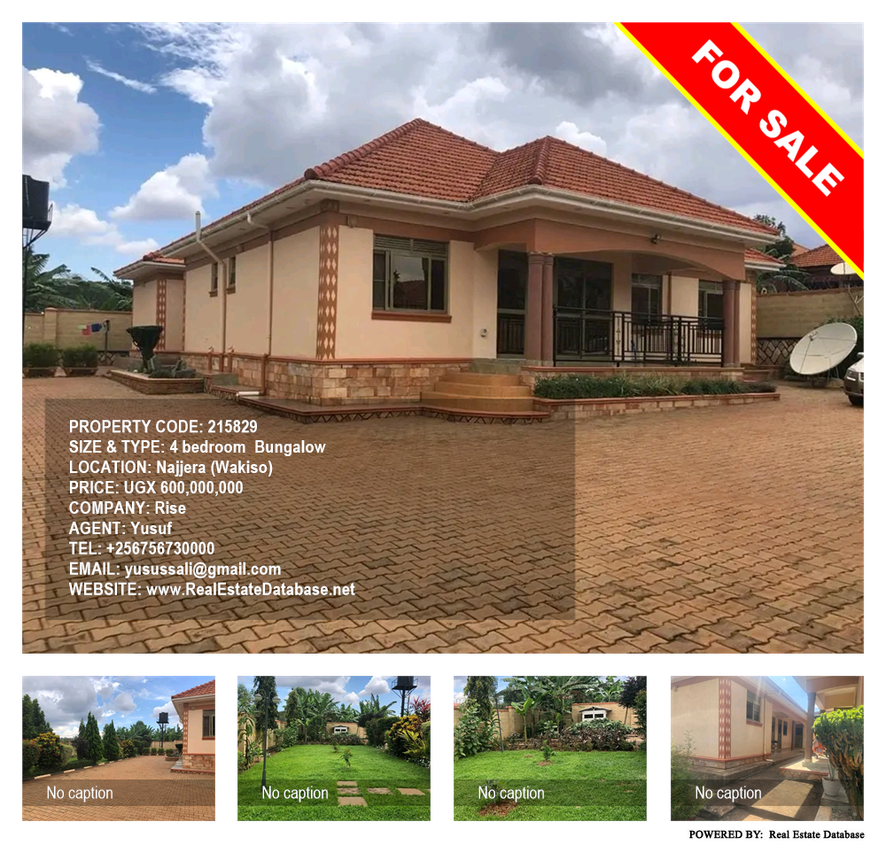 4 bedroom Bungalow  for sale in Najjera Wakiso Uganda, code: 215829