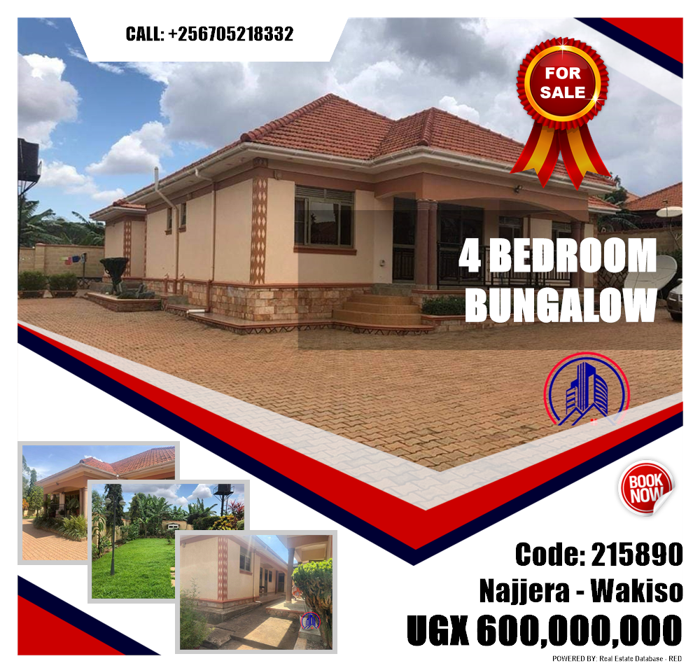 4 bedroom Bungalow  for sale in Najjera Wakiso Uganda, code: 215890