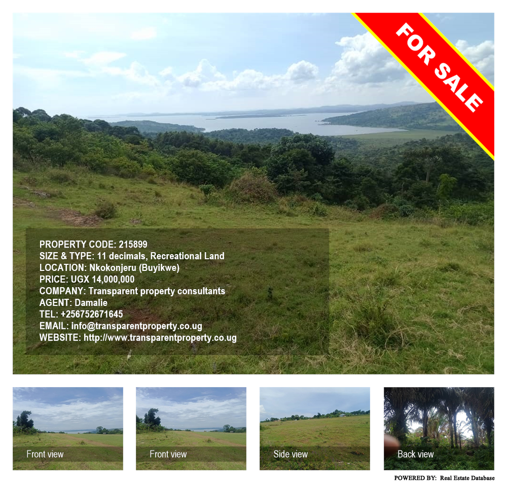 Recreational Land  for sale in Nkokonjeru Buyikwe Uganda, code: 215899