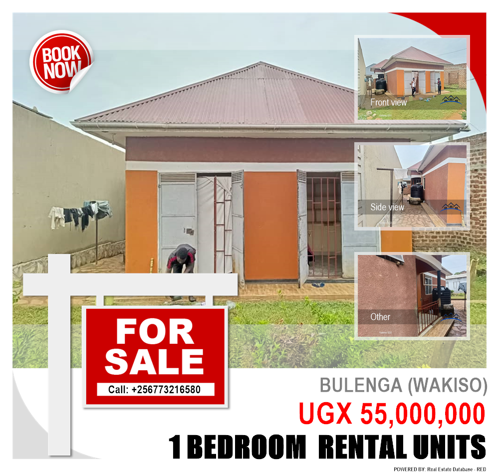 1 bedroom Rental units  for sale in Bulenga Wakiso Uganda, code: 215917