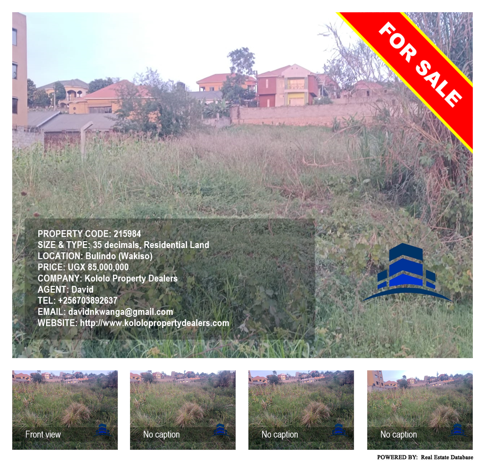 Residential Land  for sale in Bulindo Wakiso Uganda, code: 215984