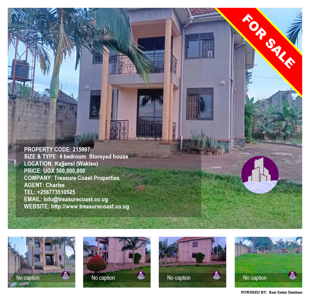 4 bedroom Storeyed house  for sale in Kajjansi Wakiso Uganda, code: 215997