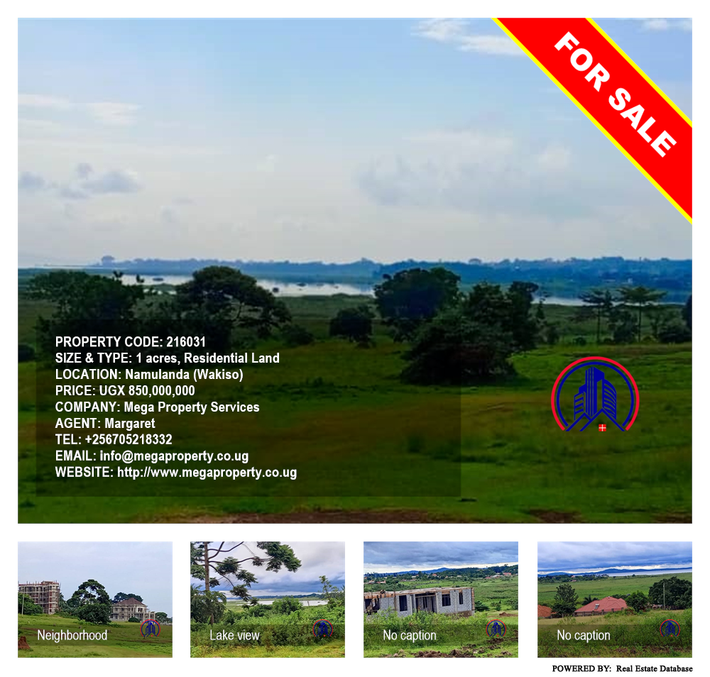 Residential Land  for sale in Namulanda Wakiso Uganda, code: 216031