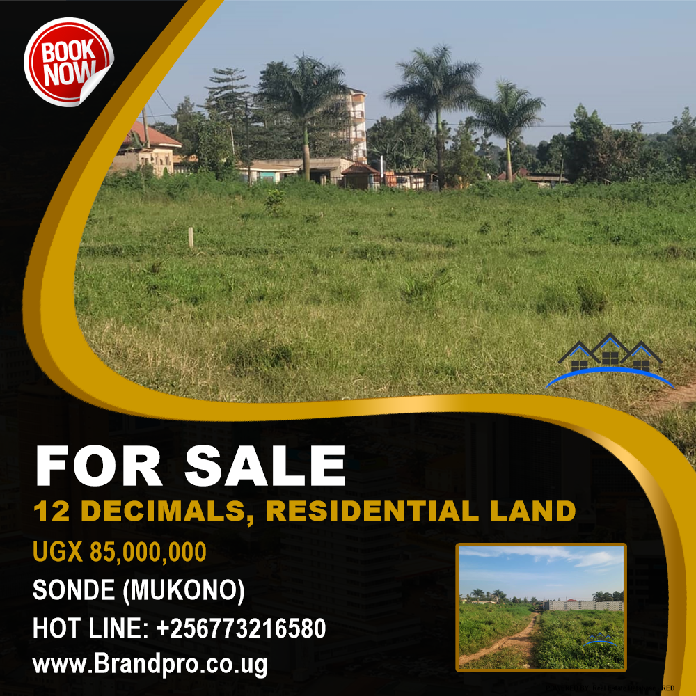 Residential Land  for sale in Sonde Mukono Uganda, code: 216034