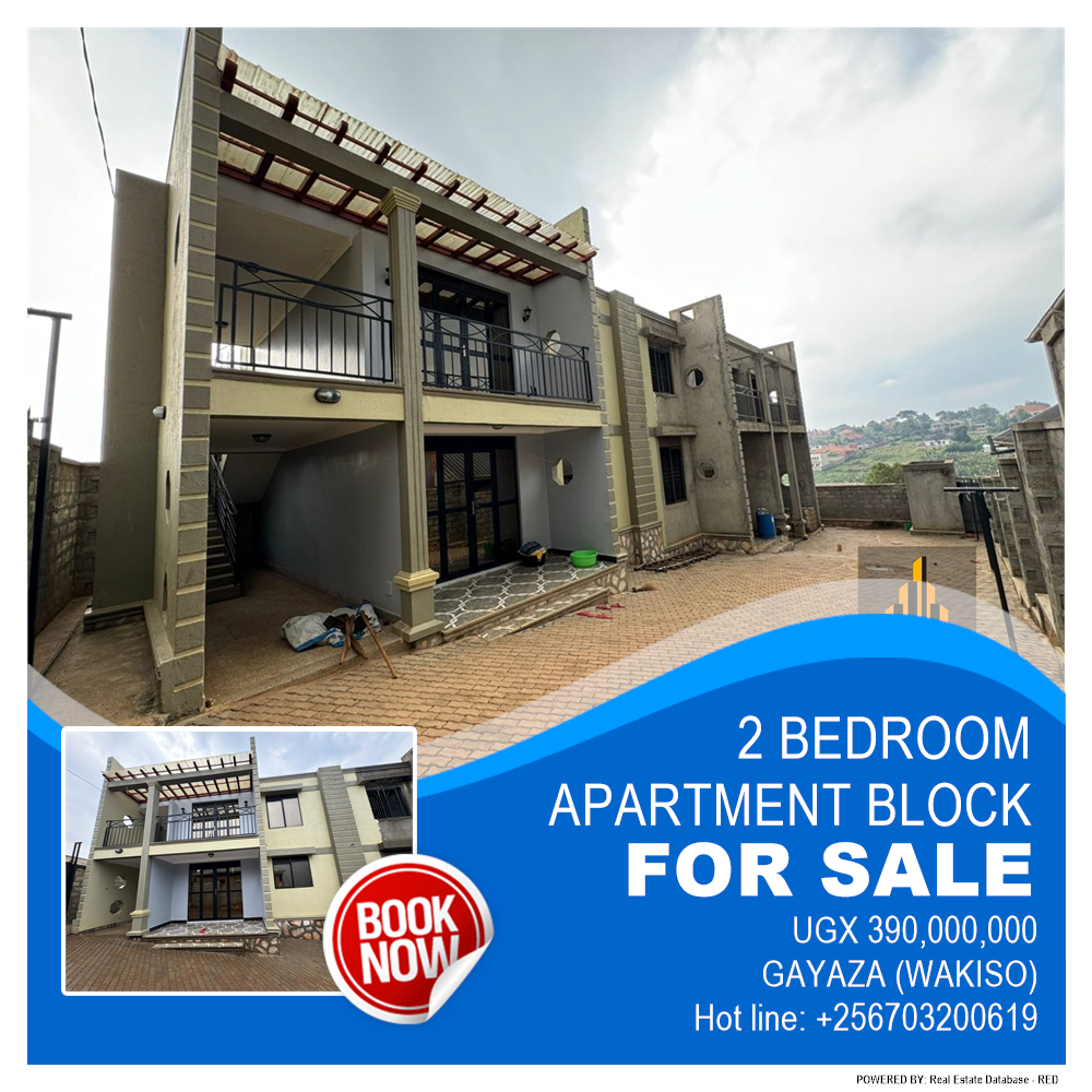 2 bedroom Apartment block  for sale in Gayaza Wakiso Uganda, code: 216095