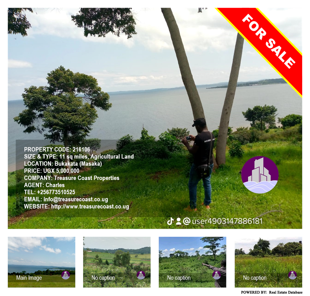 Agricultural Land  for sale in Bukakata Masaka Uganda, code: 216106