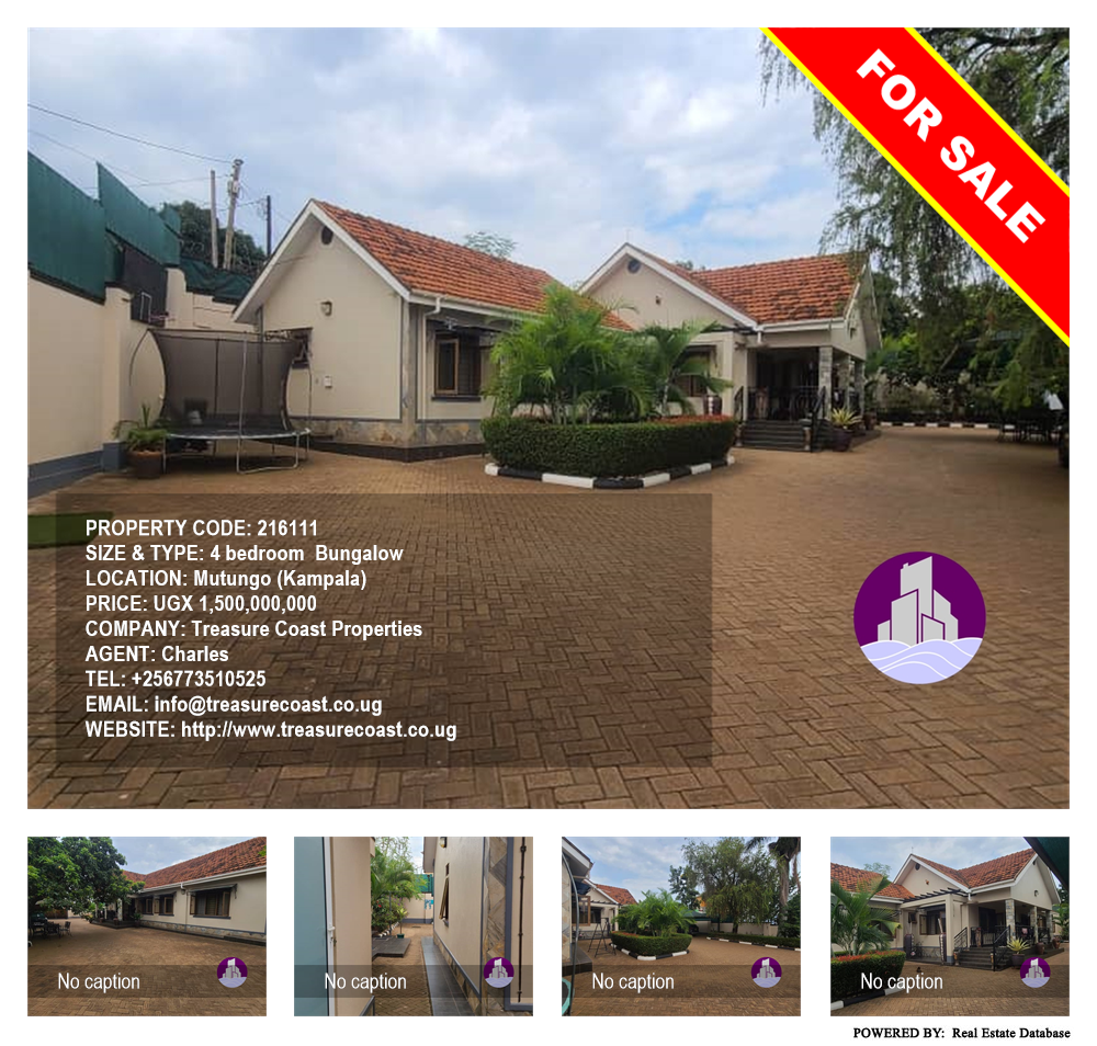 4 bedroom Bungalow  for sale in Mutungo Kampala Uganda, code: 216111