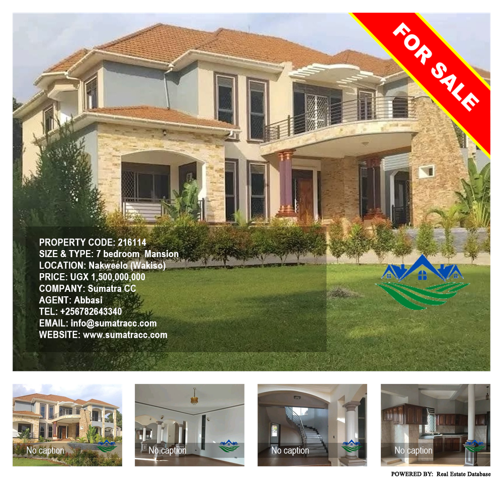 7 bedroom Mansion  for sale in Nakweelo Wakiso Uganda, code: 216114