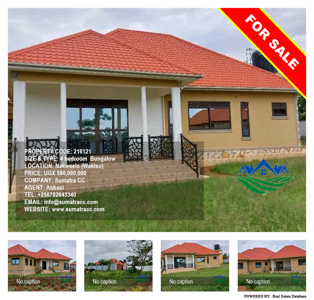 4 bedroom Bungalow  for sale in Nakweelo Wakiso Uganda, code: 216121