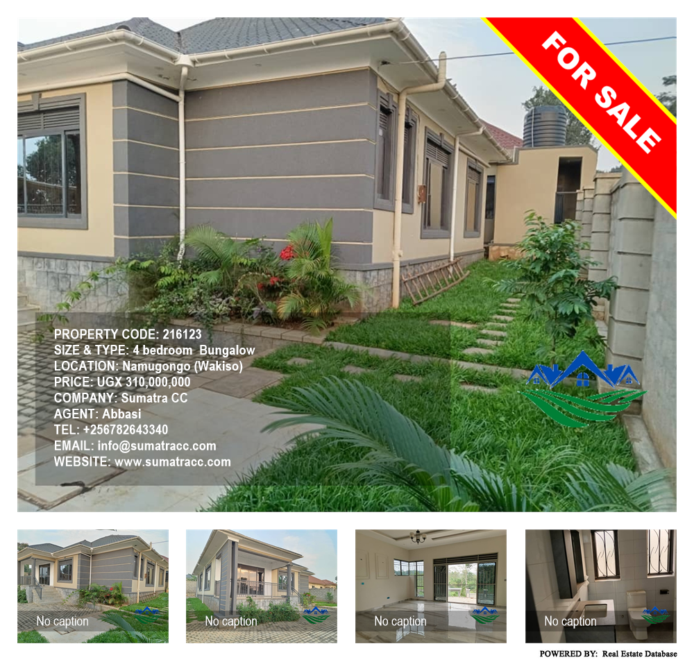 4 bedroom Bungalow  for sale in Namugongo Wakiso Uganda, code: 216123