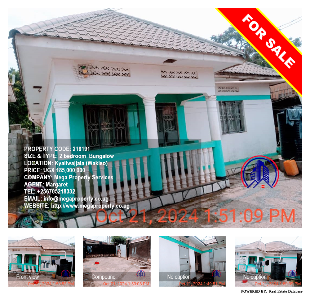 2 bedroom Bungalow  for sale in Kyaliwajjala Wakiso Uganda, code: 216191