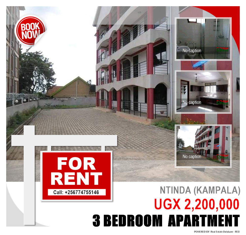 3 bedroom Apartment  for rent in Ntinda Kampala Uganda, code: 216210