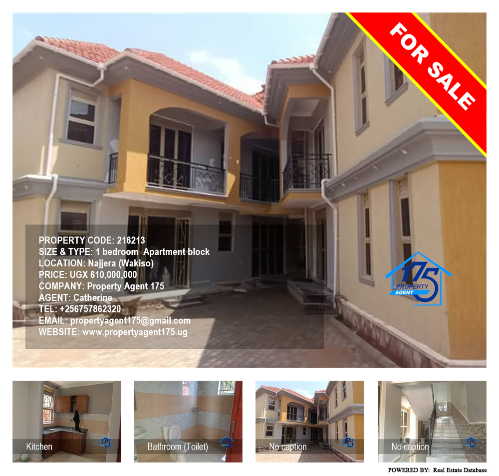 1 bedroom Apartment block  for sale in Najjera Wakiso Uganda, code: 216213