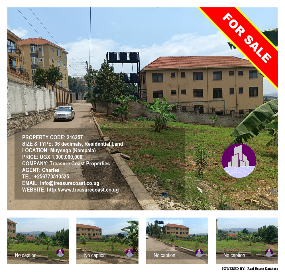 Residential Land  for sale in Muyenga Kampala Uganda, code: 216257