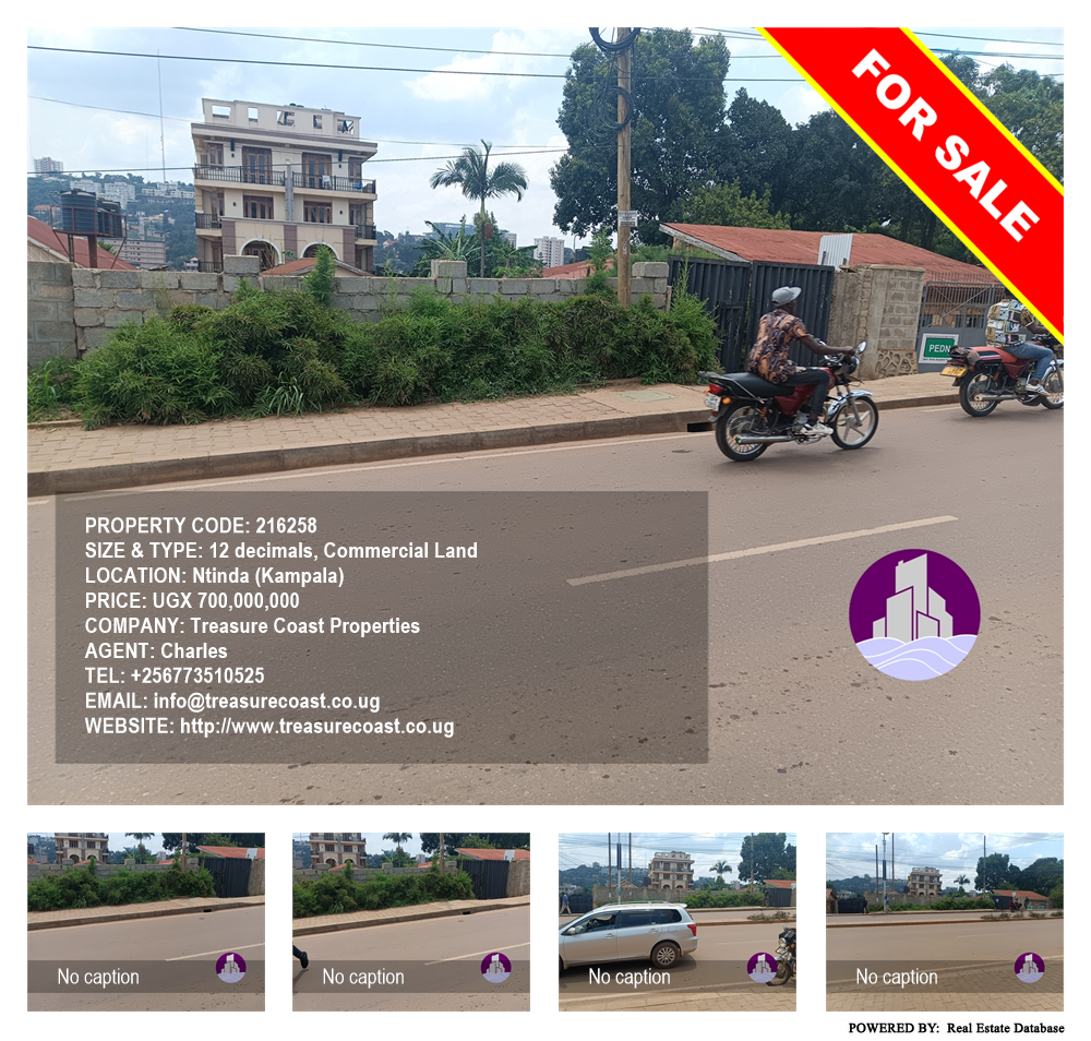 Commercial Land  for sale in Ntinda Kampala Uganda, code: 216258