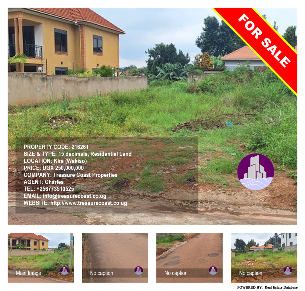 Residential Land  for sale in Kira Wakiso Uganda, code: 216261