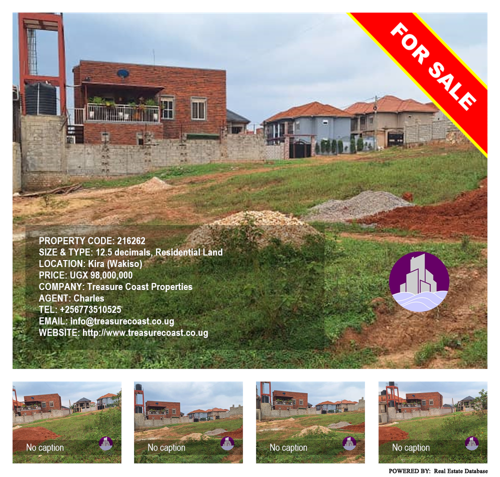 Residential Land  for sale in Kira Wakiso Uganda, code: 216262