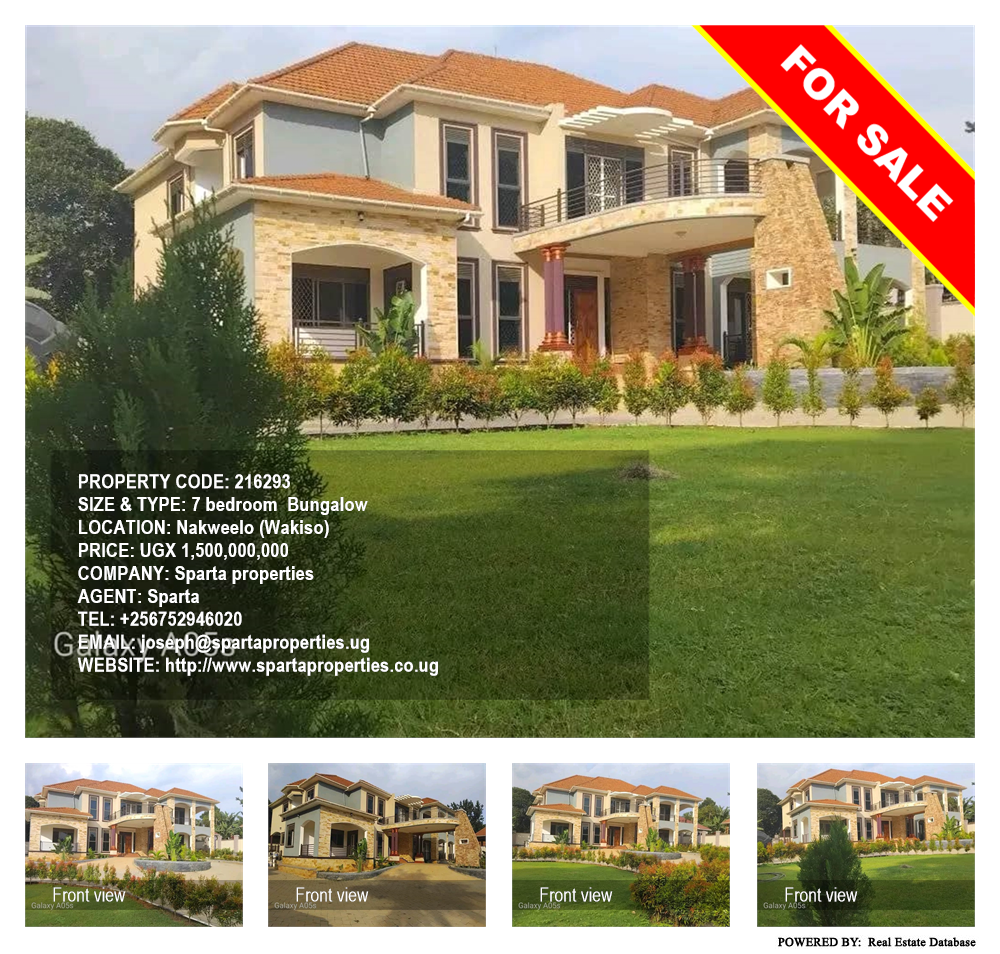 7 bedroom Bungalow  for sale in Nakweelo Wakiso Uganda, code: 216293