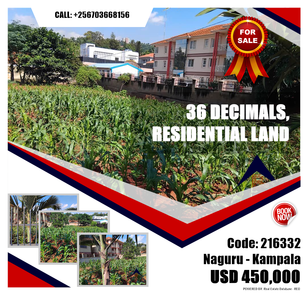 Residential Land  for sale in Naguru Kampala Uganda, code: 216332