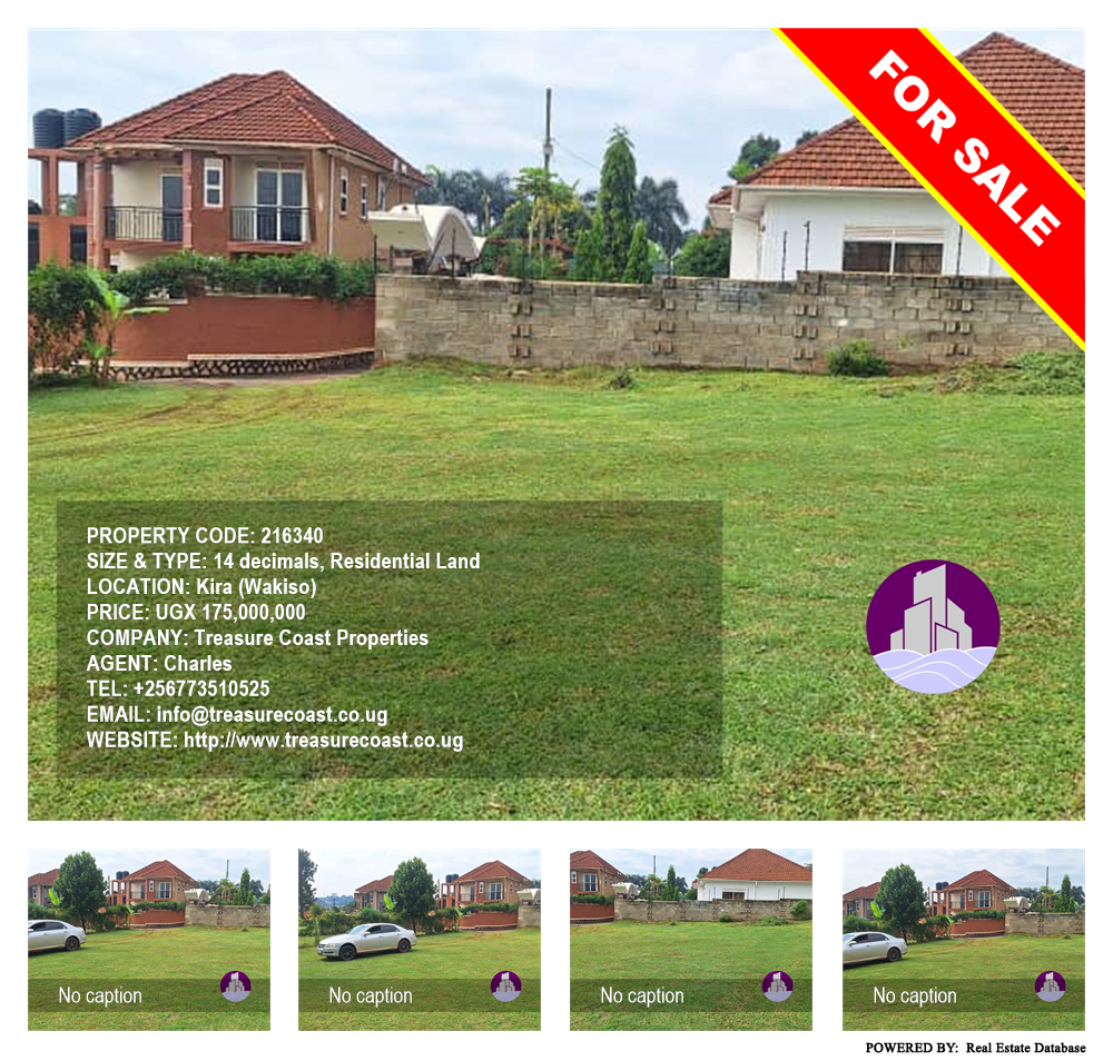 Residential Land  for sale in Kira Wakiso Uganda, code: 216340