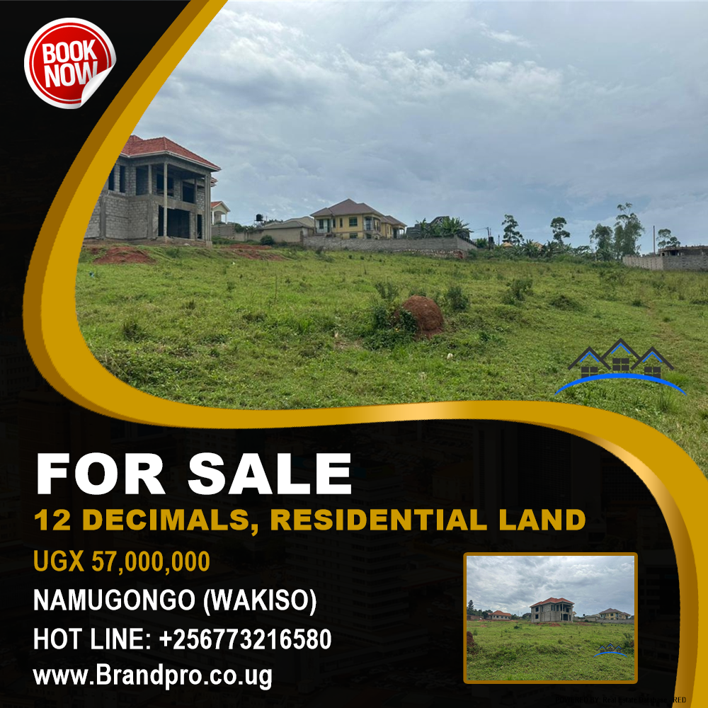 Residential Land  for sale in Namugongo Wakiso Uganda, code: 216416