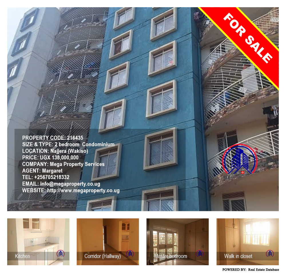 2 bedroom Condominium  for sale in Najjera Wakiso Uganda, code: 216435