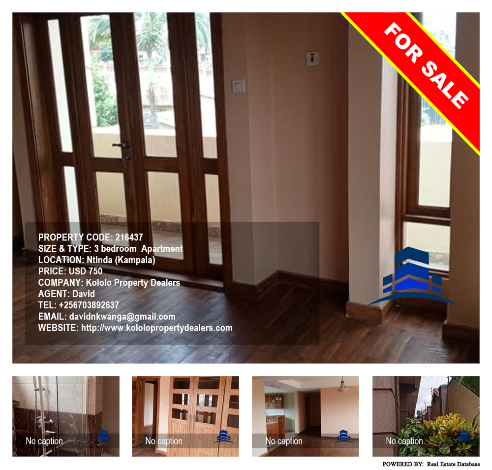 3 bedroom Apartment  for sale in Ntinda Kampala Uganda, code: 216437