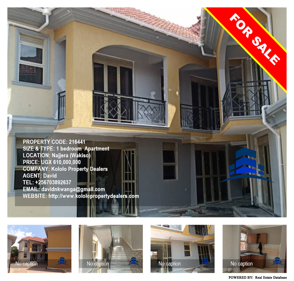 1 bedroom Apartment  for sale in Najjera Wakiso Uganda, code: 216441