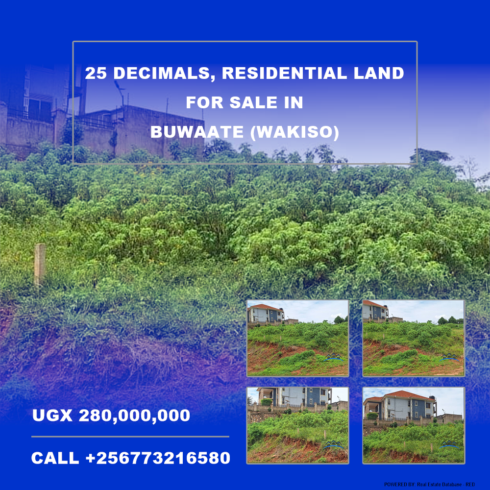 Residential Land  for sale in Buwaate Wakiso Uganda, code: 216457