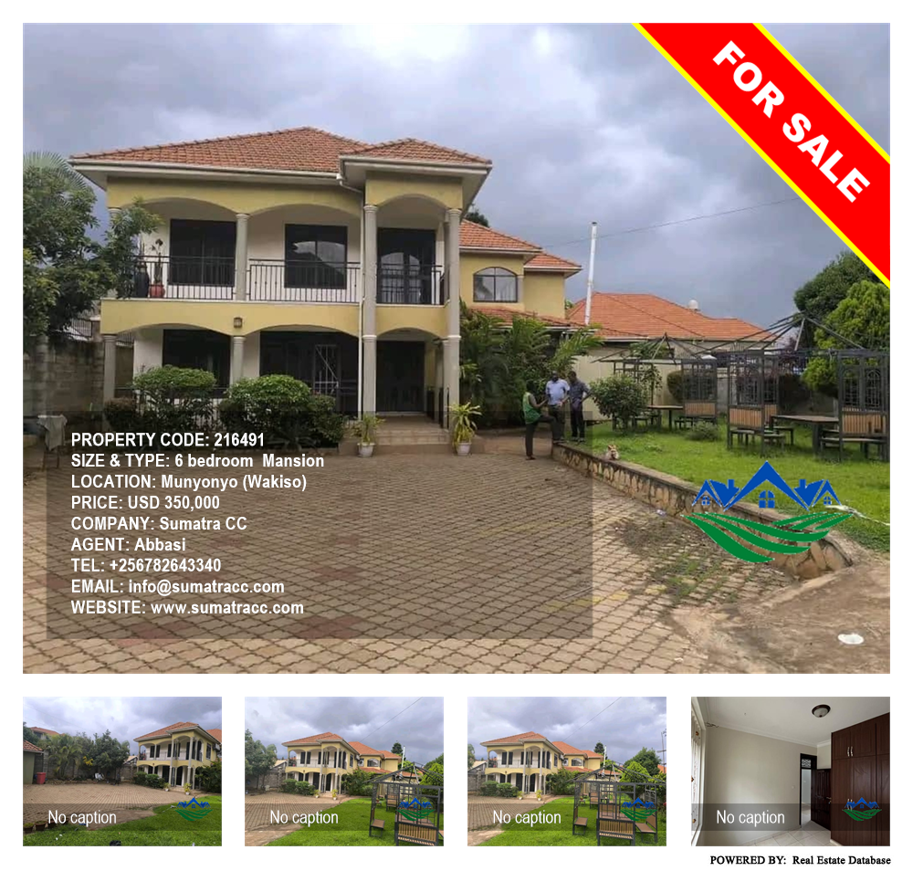 6 bedroom Mansion  for sale in Munyonyo Wakiso Uganda, code: 216491