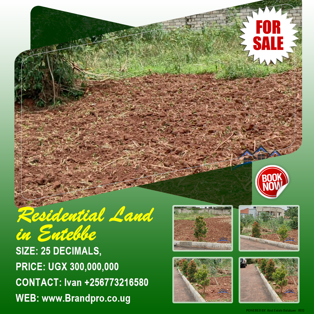 Residential Land  for sale in Entebbe Wakiso Uganda, code: 216510