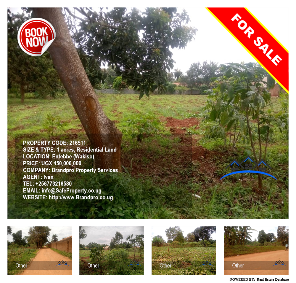 Residential Land  for sale in Entebbe Wakiso Uganda, code: 216511