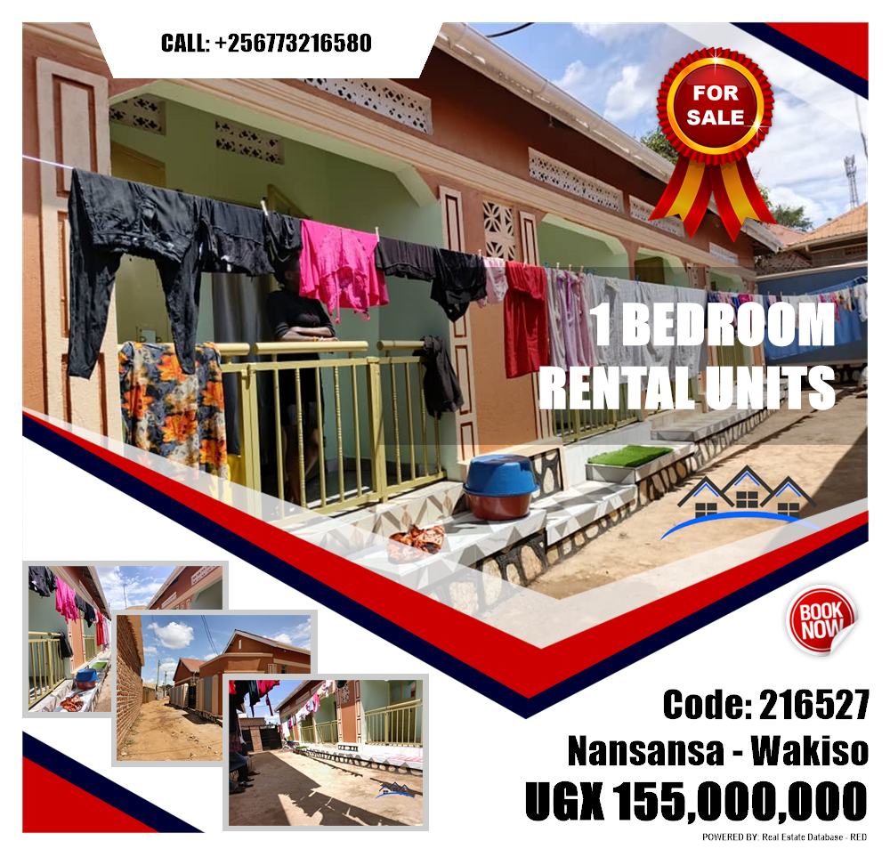 1 bedroom Rental units  for sale in Nansansa Wakiso Uganda, code: 216527