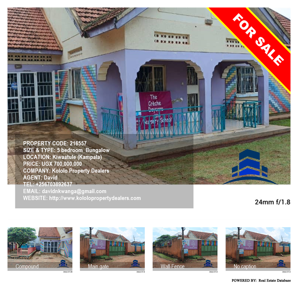 5 bedroom Bungalow  for sale in Kiwaatule Kampala Uganda, code: 216557