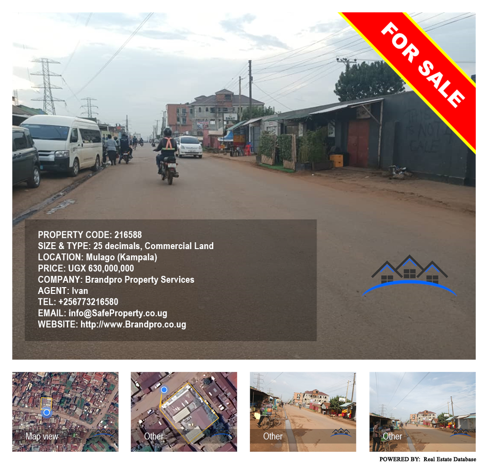 Commercial Land  for sale in Mulago Kampala Uganda, code: 216588